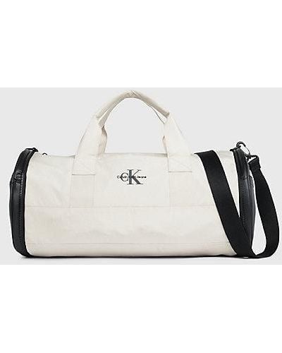 Calvin Klein Compacte Duffle Bag - Naturel