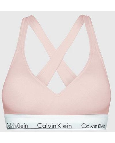 Calvin Klein Lift Bralette - Modern Cotton - - Pink - Women - M - Roze