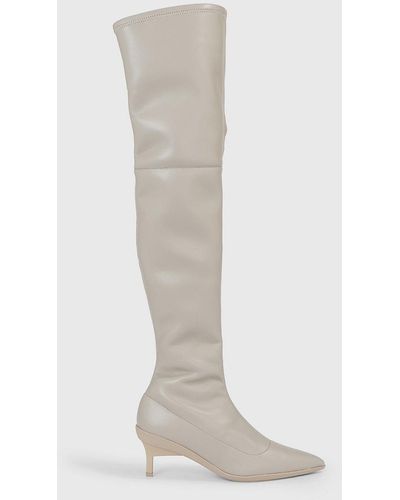 Calvin Klein Stiletto Over-the-knee Boots - White