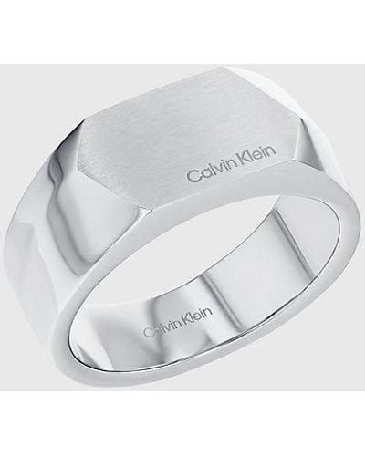 Calvin Klein Ring - Magnify - Weiß