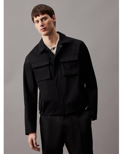 Calvin Klein Thermo Tech Blouson Jacket - Grey