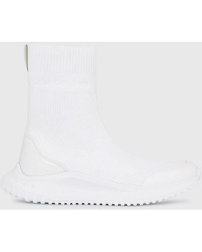 Calvin Klein High-top Sock Trainers - White
