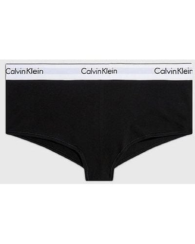 Calvin Klein Bóxer de talle alto - Modern Cotton - Negro