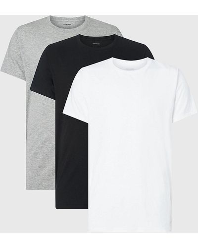 Calvin Klein Lot de 3 t-shirts - Cotton Classics - Noir