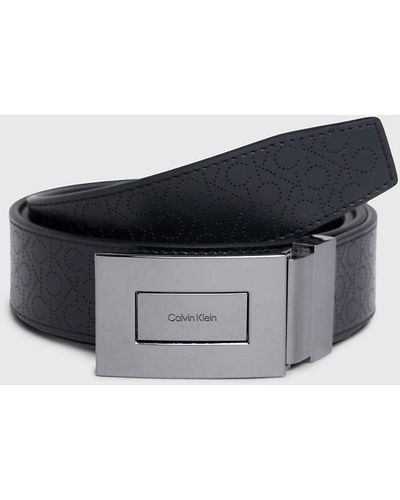 Calvin Klein Reversible Leather Belt - Black