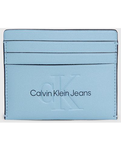 Calvin Klein Porte-cartes anti-RFID - Bleu