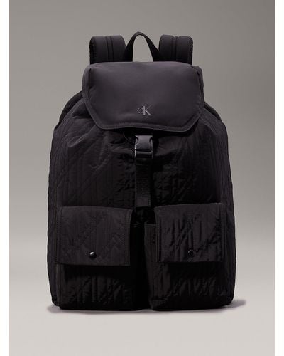 Calvin Klein Flap Backpack - Black