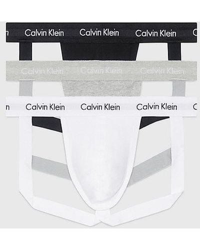 Calvin Klein 3er-Pack Jockstraps - Cotton Stretch - Mehrfarbig