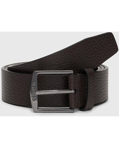 Calvin Klein Leather Belt - Brown