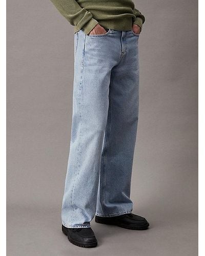 Calvin Klein Loose Straight Jeans - Blauw