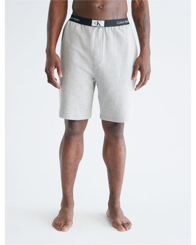 Gray Calvin Klein Shorts for Men | Lyst