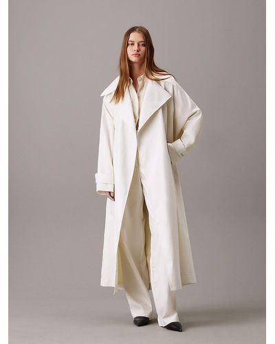 Calvin Klein Trench oversize - Blanc