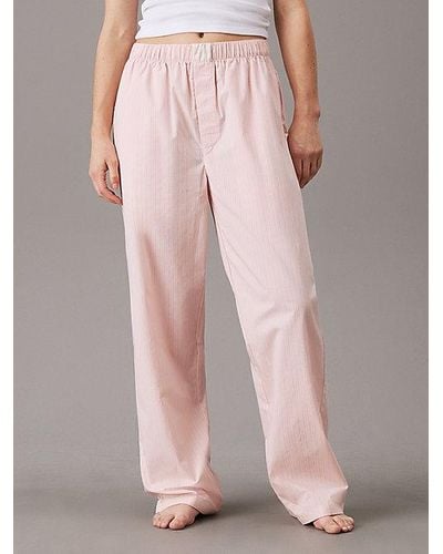 Calvin Klein Pyjama-Hose - Pure Cotton - Pink