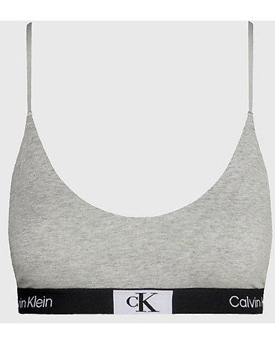 Calvin Klein String Bralette - Ck96 - Grijs