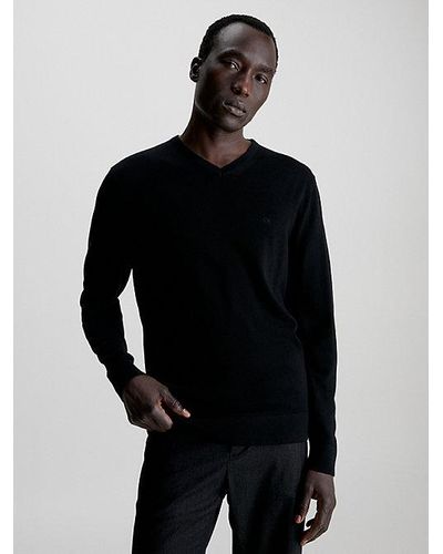 sterk haakje Buitengewoon Calvin Klein-Truien met V-hals voor heren | Online sale met kortingen tot  31% | Lyst NL