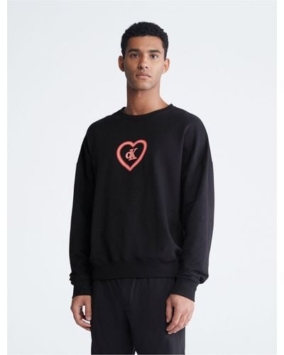 Calvin Klein 1996 V-day Crewneck Sweatshirt - Black