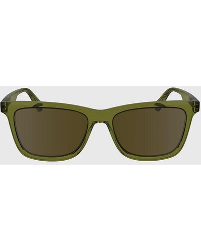 Calvin Klein Rectangle Sunglasses Ckj24601s - Green