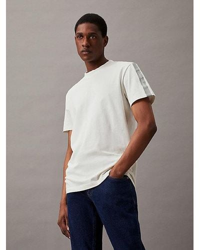 Calvin Klein Camiseta con logo en la cinta - Azul