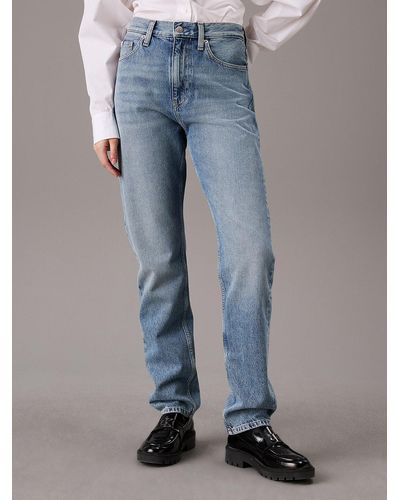 Calvin Klein Authentic Slim Straight Jeans - Blue