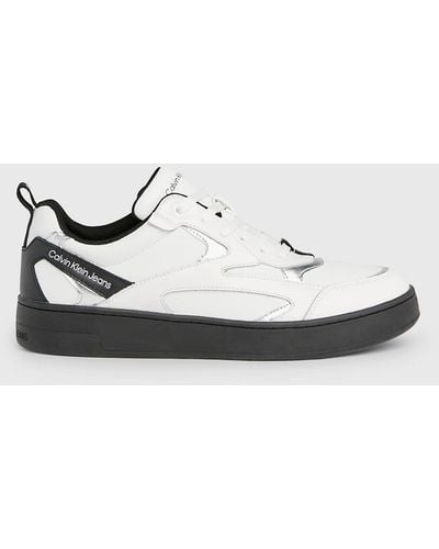 Calvin Klein Baskets en cuir - Blanc