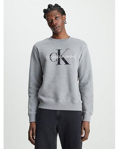 Calvin Klein Monogram Sweatshirt - Grijs