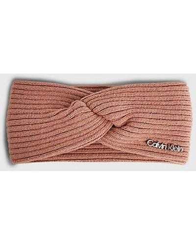 Calvin Klein Gedrehtes Stirnband - Pink