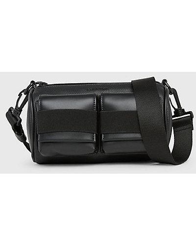 Calvin Klein Crossover Barrel Bag - Zwart