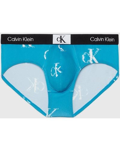 Calvin Klein Boxer long - CK96 - Bleu