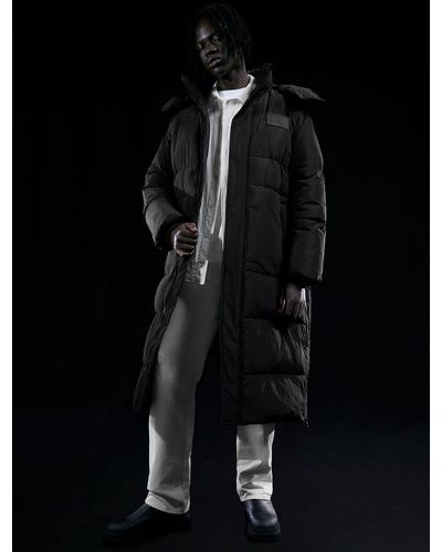 Calvin Klein Unisex Padded Puffer Coat - Black