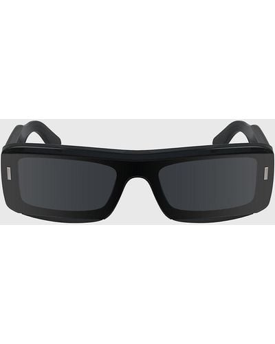 Calvin Klein Modified Rectangle Sunglasses Ck24503s - Black