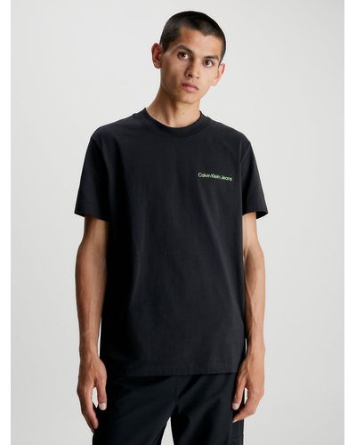 Calvin Klein Logo Tape T-shirt - Black