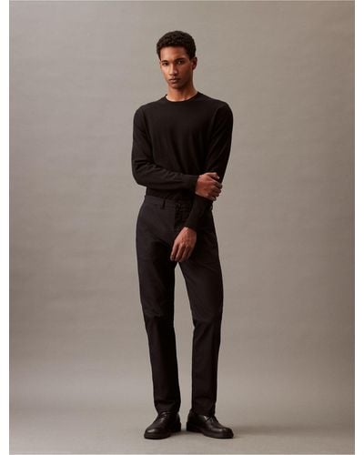 Calvin Klein Cotton Stretch Classic Fit Pants - Multicolour
