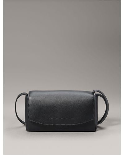 Calvin Klein Elemental Small Flap Bag - Gray