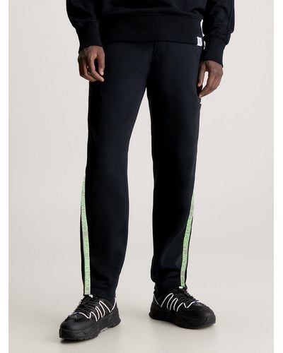 Calvin Klein Pantalon de jogging relaxed avec Logo Tape - Noir