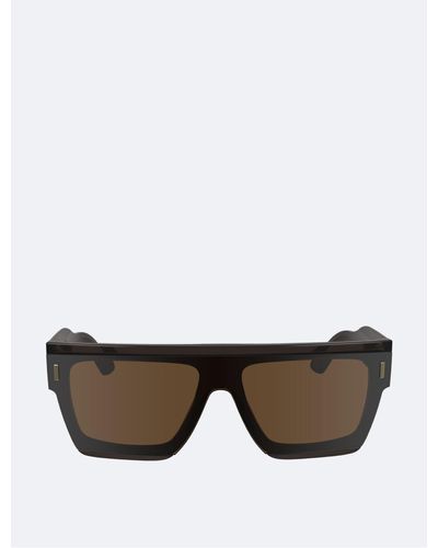 Calvin Klein Acetate Square Sunglasses - Gray