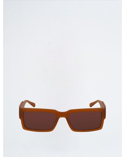 Calvin Klein Pride Iconic Monogram Rectangle Sunglasses - Multicolor