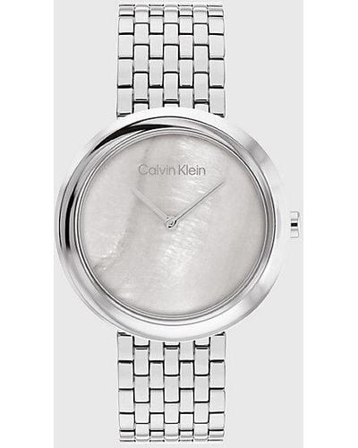 Calvin Klein Armbanduhr - Twisted Bezel - Grau