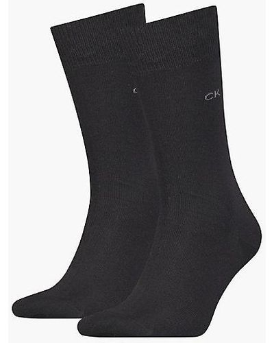Calvin Klein Pack de 2 pares de calcetines de deporte - Negro