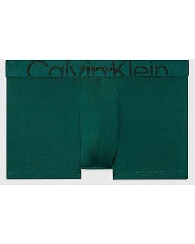Calvin Klein Hüft-Shorts - Embossed Icon - Grün