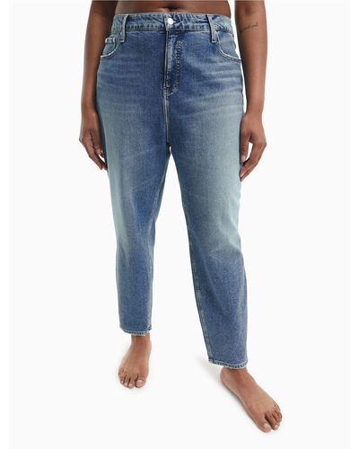 Calvin Klein Plus Size Vintage Blue Mom Jeans