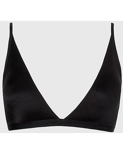 Calvin Klein Triangel-bh - Form To Body - Zwart