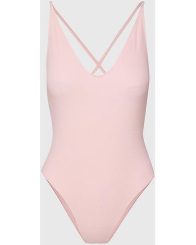 Calvin Klein Swimwear INTENSE POWER SCOOP BACK ONE PIECE - Swimsuit -  purple/pink 