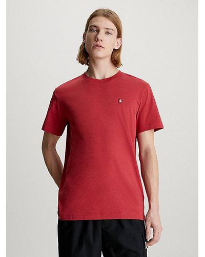 Calvin Klein Monogram T-shirt - Rood