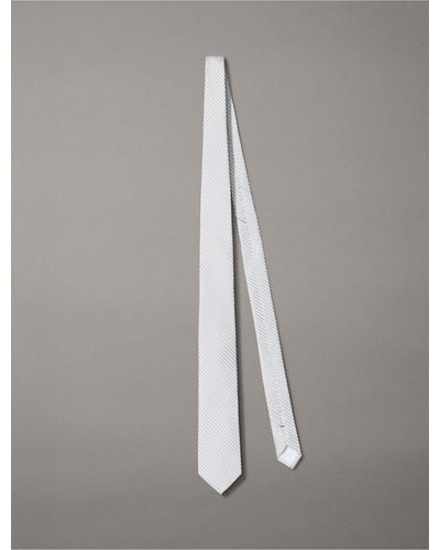 Calvin Klein Austin Stripe Tie - Gray