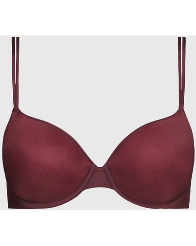 Calvin Klein Soutien-gorge invisible - Sheer Marquisette - Rouge