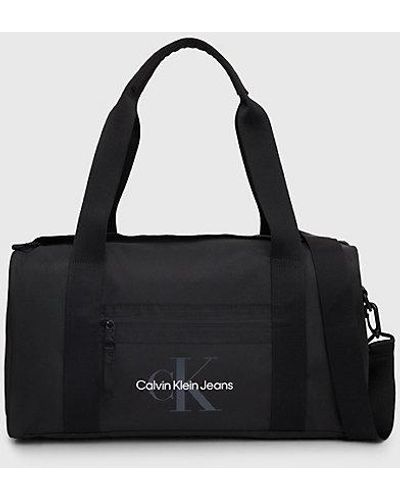 Calvin Klein Duffle Bag Met Logo - Zwart
