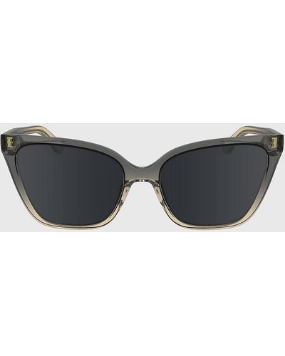 Calvin Klein Cat Eye Sunglasses Ck24507s - Natural