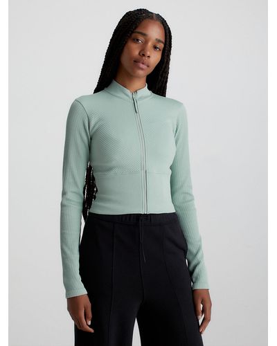 Calvin Klein Veste zippée - Vert