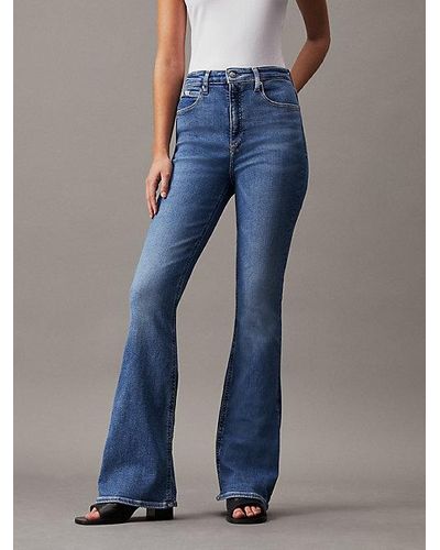 Calvin Klein Bootcut Jeans - Blau