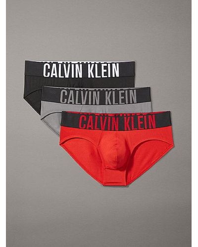Calvin Klein 3-pack Slips - Intense Power - Zwart